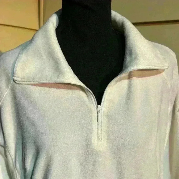 Columbia Fleece 3/4 Zip Up Pullover Sweater Long Sleeve XL - Picture 6 of 8